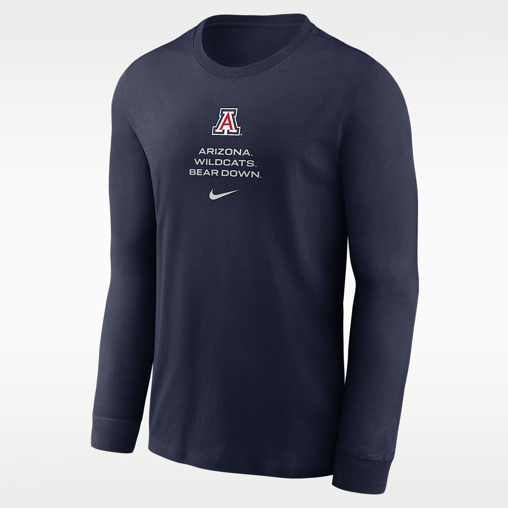 Arizona Sideline Men's Nike Dri-FIT College Long-Sleeve T-Shirt